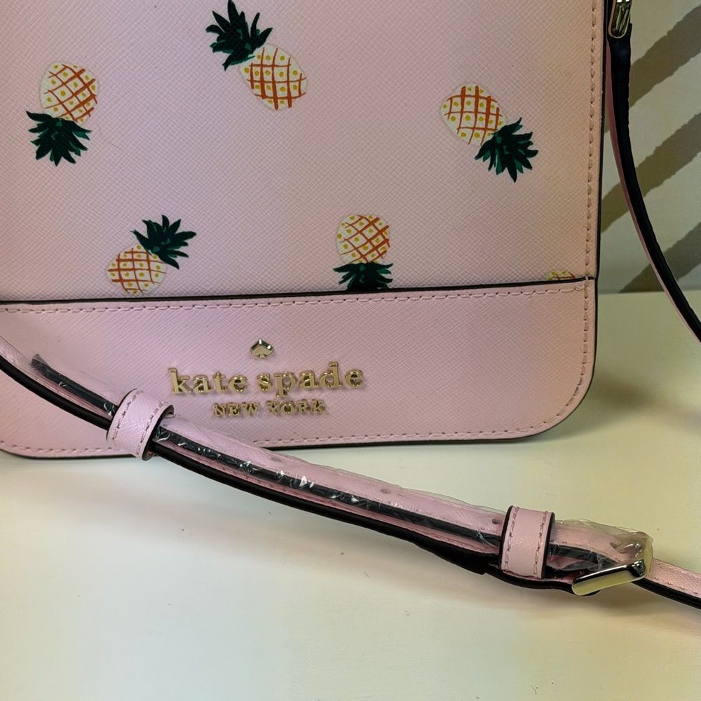 Kate Spade Staci Square Pineapple Crossbody Bag - Picture 7 of 8